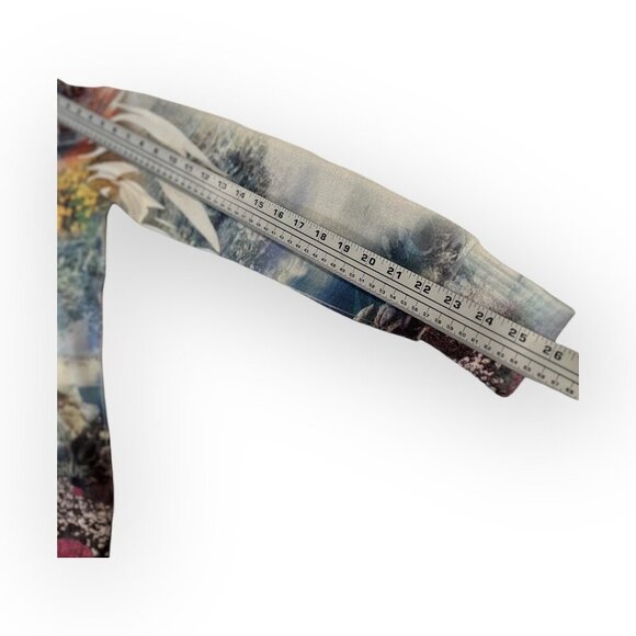 Passion-I Monterey Scenic Print Hooded Sweatshirt Multi Color Size Women M - Picture 11 of 15